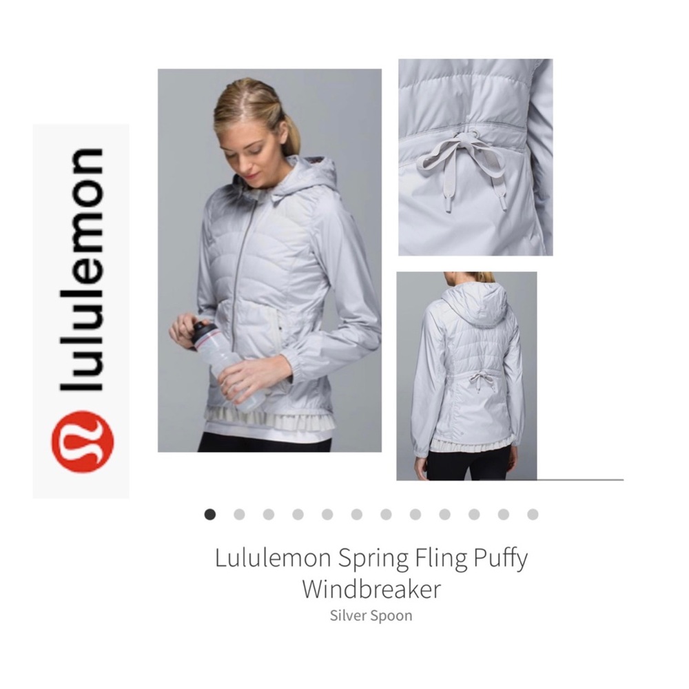 Lululemon Spring Fling Puffy Windbreaker Jacket. Sz 10
